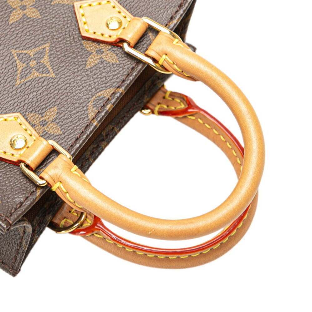 LOUIS VUITTON Brown Monogram Leather Shoulder Bag - Picture 6 of 10